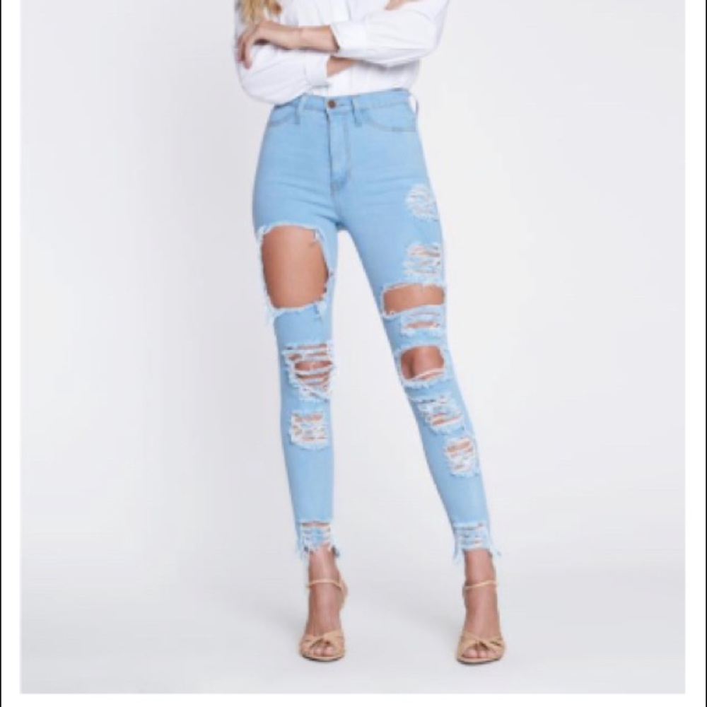 Vibrant jeans